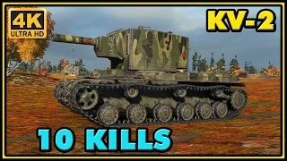 World of Tanks | KV-2 - 10 Kills - 4,4K Damage Gameplay