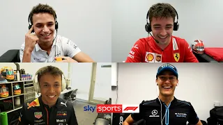 Norris, Russell, Leclerc & Albon compete in hilarious F1 quiz! | The Twitch Quartet Quiz