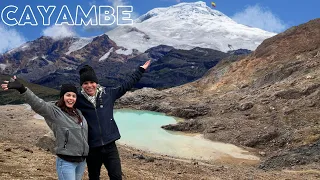 No imaginamos ENCONTRAR ESTO en Ecuador😱🇪🇨 l Subimos al Volcán Cayambe y al GLACIAR🧊 - Geleocos