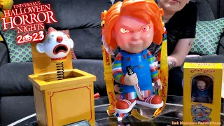 NEW Child's Play Popcorn Bucket from Halloween Horror Nights 2023 Unboxing & Demo Chucky Video 4K