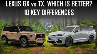 2024 LEXUS GX vs TX - WHICH ONE IS BETTER? - ENGINEER EXPLAINS 10 KEY DIFFERENCES