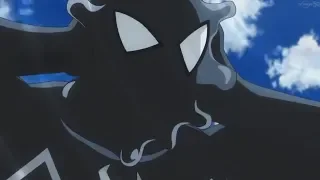 Symbiote Spidey VS Black Widow And Thor - Marvel Disk Wars: The Avengers Anime Clip