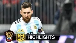 Argentina vs Russia  1 - 0 Extended Match Highlights - Friendly 11 - 11 - 2017 HD