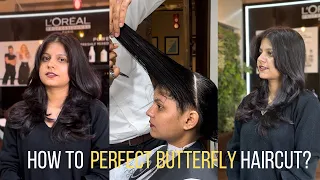How To Perfect Butterfly Hair Cut / step by step /  tutorial / #hair #haircut #hairgoals #hairstyle