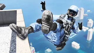 GTA 5 Ragdolls Special Police Jumps/Fails (Euphoria Physics) #156