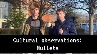 Cultural observations: Mullets