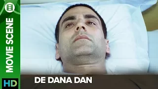 Akshay Kumar loses his memory | De Dana Dan | Movie Scene