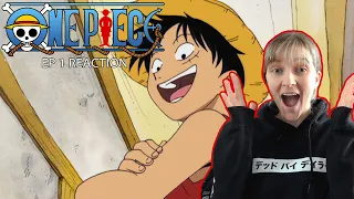 ONE PIECE ANIME REACTION  | Episode 1 Season 1