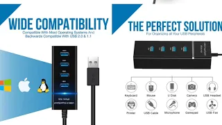 AUFU 4 port USB hub