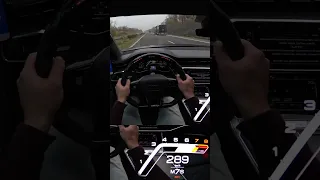 950HP AUDI RS7 C8 Top speed on AUTOBAHN #shorts #audirs7