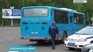 Вести-Хабаровск. Аварии автобусов в Комсомольске-на-Амуре