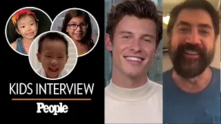 Kids Interview 'Lyle, Lyle, Crocodile' Stars Shawn Mendes and Javier Bardem | PEOPLE