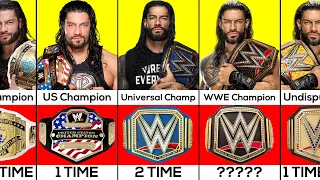 Roman Reigns All Championship Wins in WWE