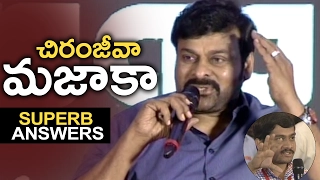Chiranjeevi Superb Answers To Media Questions | Mega Star Chiranjeevi Interacting With Media | TFPC
