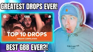 GREATEST DROPS EVER?! Krilas Reacts to | TOP 10 DROPS | Grand Beatbox Battle Solo 2019