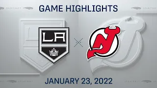 NHL Highlights | Kings vs. Devils - Jan 23, 2022