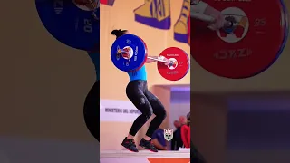 #shahariyar yt Giulia Miserendino 110kg/ 242lb Snatch Slow Motion #weightlifting #slowmotion #shorts