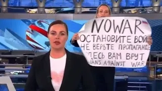 Must See: Anti-War Protester Interrupts Russian State TV