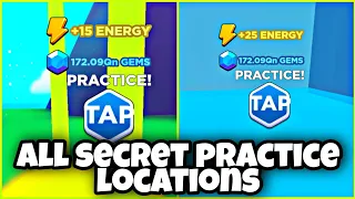 How to Find all Secret practice locations in anime punching simulator