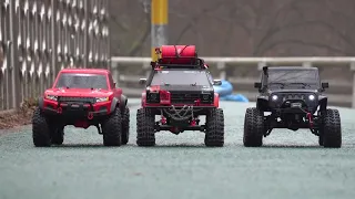 MST CFX-W JP1 │ Traxxas TRX-4 Sport │ Gmade GS-02 BOM │ Off road Rock Trial Run