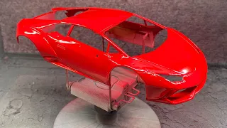 Aoshima: Lamborghini Huracan Libertywalk Part 1 Bodywork Paint and Polishing