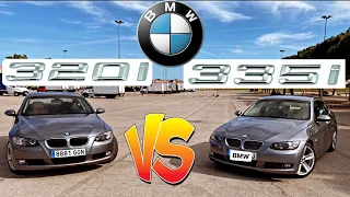 🆚 COMPARAMOS BMW 335I VS BMW 320I E92 🚘 306cv VS 170cv PRUEBA