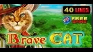 Brave Cat - Slot Machine - 40 LInes