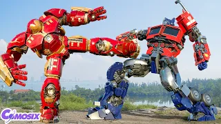 Transformers: Rise of The Beasts - Optimus Prime vs Iron Man Fight Scene | Paramount Pictures [HD]