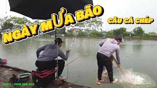 CÂU CÁ CHÉP NGÀY "MƯA BÃO, SẤM CHỚP" -PHÚC HÀ FISHING