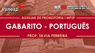 MP SP Auxiliar de Promotoria 2019 Gabarito | Língua Portuguesa