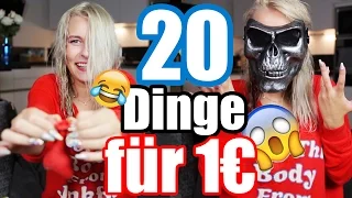 20 richtig VERRÜCKTE Dinge für 1€ TESTEN 😂 | Dagi Bee