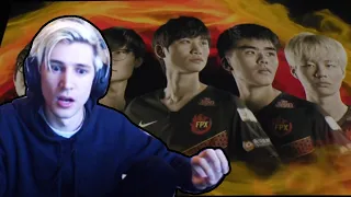 xQc Reacts To Opening Ceremony Presented by Mastercard | 2019 World Championship Finals