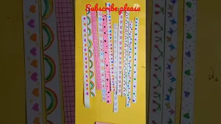 Homemade Washi tape without double tape or glue / DIY washi tape #washitape #craft #short #diy