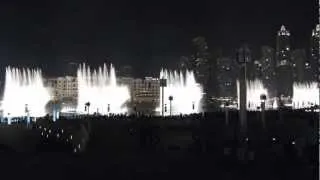 Time to say goodbye, Dubai fountain, Dubai Mall