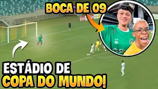 Joguei no ESTÁDIO DE COPA DO MUNDO e PEGUEI MUITO!! *Boca de 09 meteu gol!!