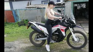 Обзор Loncin lx300gy ( voge 300 rally) на обкатке.