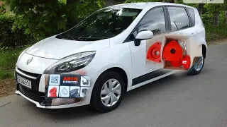 Встановленя, установка проставок на рено сценік 3, Renault scenic 3. авто проставка.