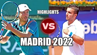 Lucas Pouille vs Oriol Roca Batalla MADRID 2022 Highlights