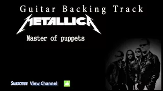 Metallica - Master of puppets (Guitar Backing Track) w/Vocals