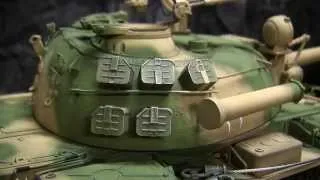 Hooben 1/16th scale Iran Iraq war RC Iraqi T55 Model showcase video