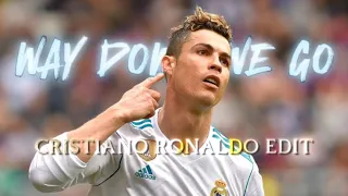 Cristiano Ronaldo 4k edit | way down we go 🎶