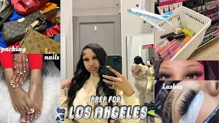 PREPARE WITH ME FOR VACATION  | hair , nails , lashes , packing & more !