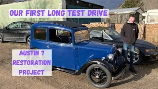 Austin 7 Ruby Restoration - First Drive