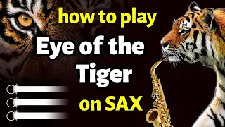 Eye of the Tiger Sax Tutorial | Saxplained