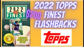 2022 Topps Finest Flashbacks Hobby Box ** Great Looking Set & Fun Rip! **