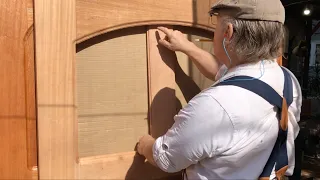 Building Arched Mahogany Doors