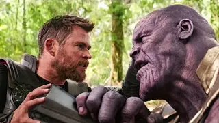 Thanos Vs Thor - Fight Scene - Thanos Snaps His Fingers - Avengers Infinity War (2018) movie in 4K