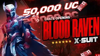 50,000 UC BLOOD RAVEN X-SUIT Crate Opening | PUBG MOBILE