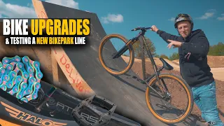 I UPGRADED MY JUMP BIKE AND RODE A NEW FREERIDE LINE!!