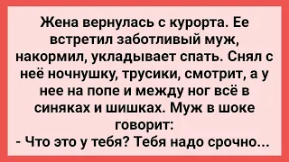 Жена Привезла с Курорта Синяки и Шишки! Сборник Свежих Смешных Жизненных Анекдотов!